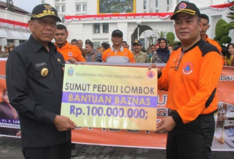 Pemprovsu Bantu Korban Gempa Lombok 